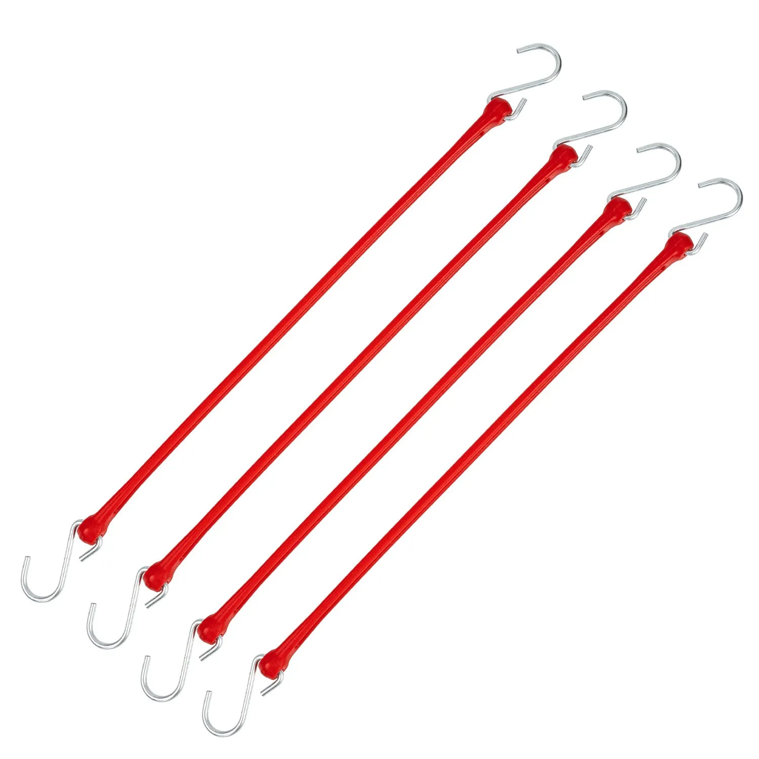 24" Heavy Duty Poly Bungee Strap 4 Pack