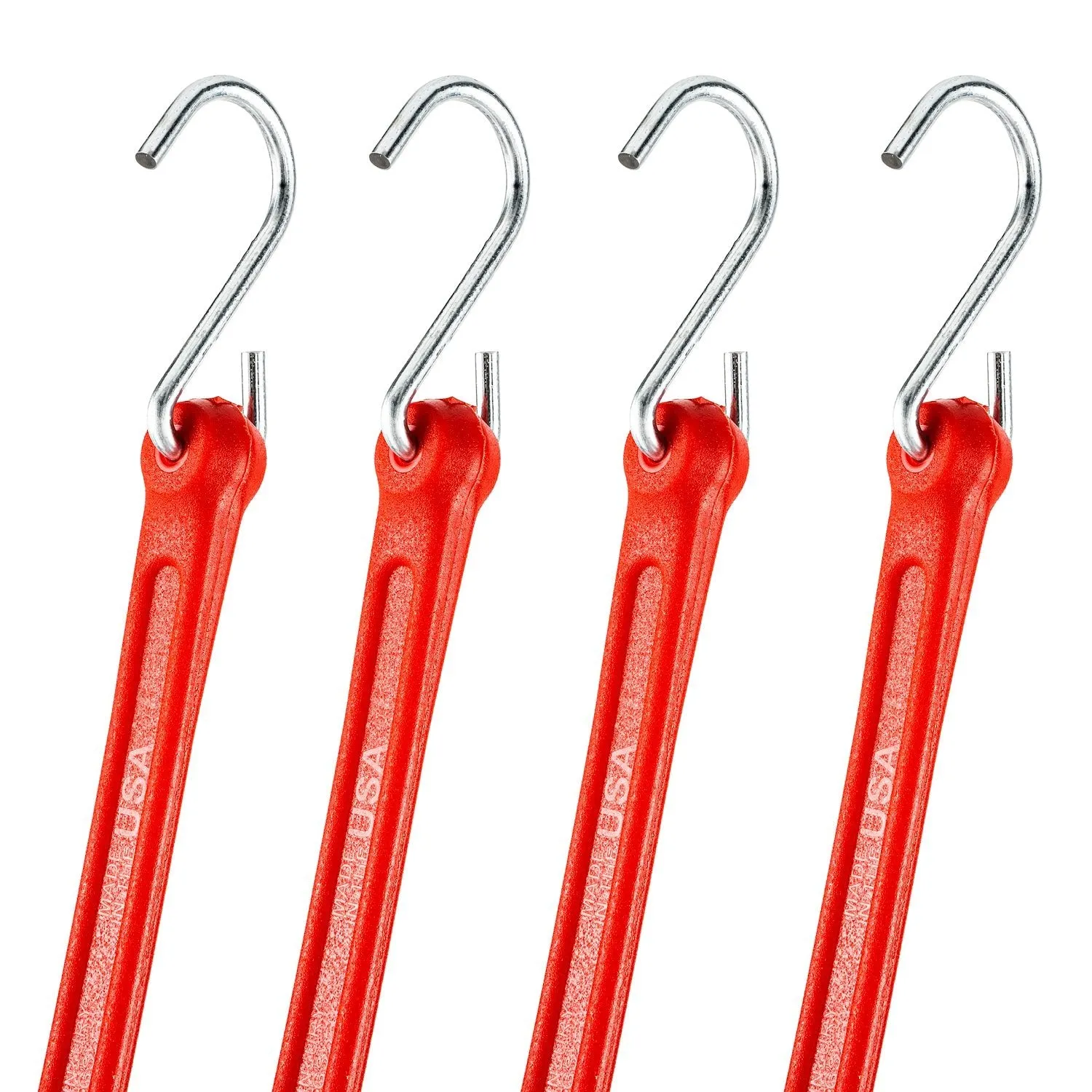 24" Heavy Duty Poly Bungee Strap 4 Pack