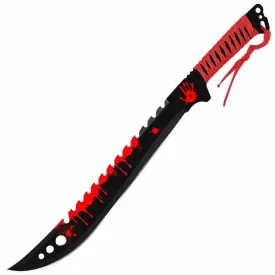 25" Uruk Bushcraft & Camping Machete (D2 Steel, Spring Steel are available) with Custom Blade Material Variations-Bushcraft Machete