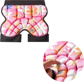 Butt Pads for Skating, 25 mm Thick Bum Protector for Kids (3-7 Years Old) Lightweight, Anti Slip Snowboard Padded Pants, Hip Pads for Ice Skating Ski Skiing Skateboarding Cycling
