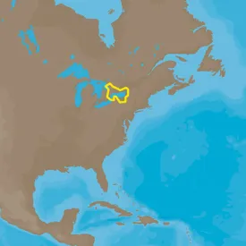 C-MAP  4D NA-D934 Lake Ontario and Trent Severn [M-NA-D934-MS]