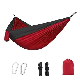Camping Hammock Double Nylon Camping Ultra-Light Anti-Rollover Nylon Spinning