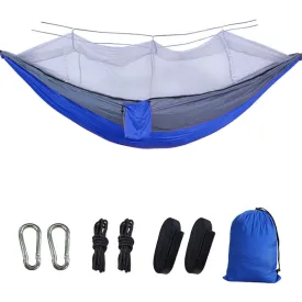 Camping Hammock Double Parachute Cloth with Mosquito Net Anti Mosquito Nylon Spinning Anti-Rollover