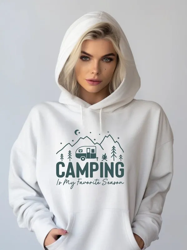 Camping is my Favorite Season Graphic Hoodie