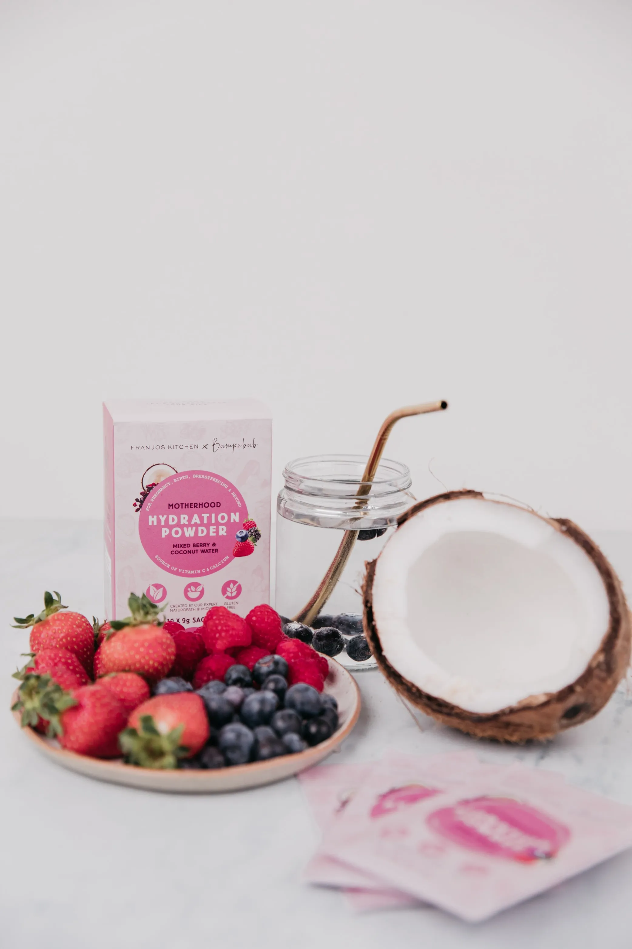 Franjos Kitchen On-the-Go Mixed Berry Motherhood Hydration Box