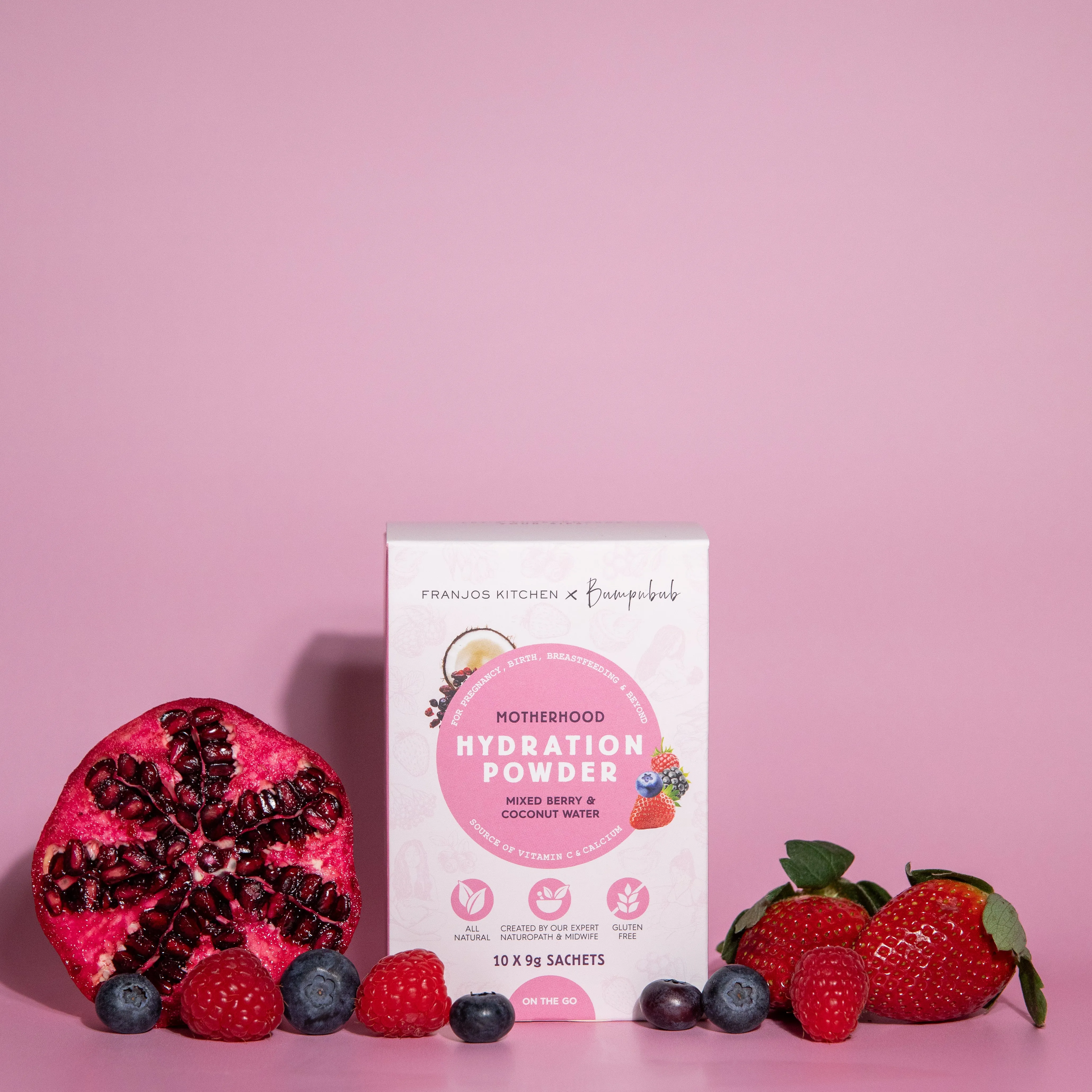 Franjos Kitchen On-the-Go Mixed Berry Motherhood Hydration Box