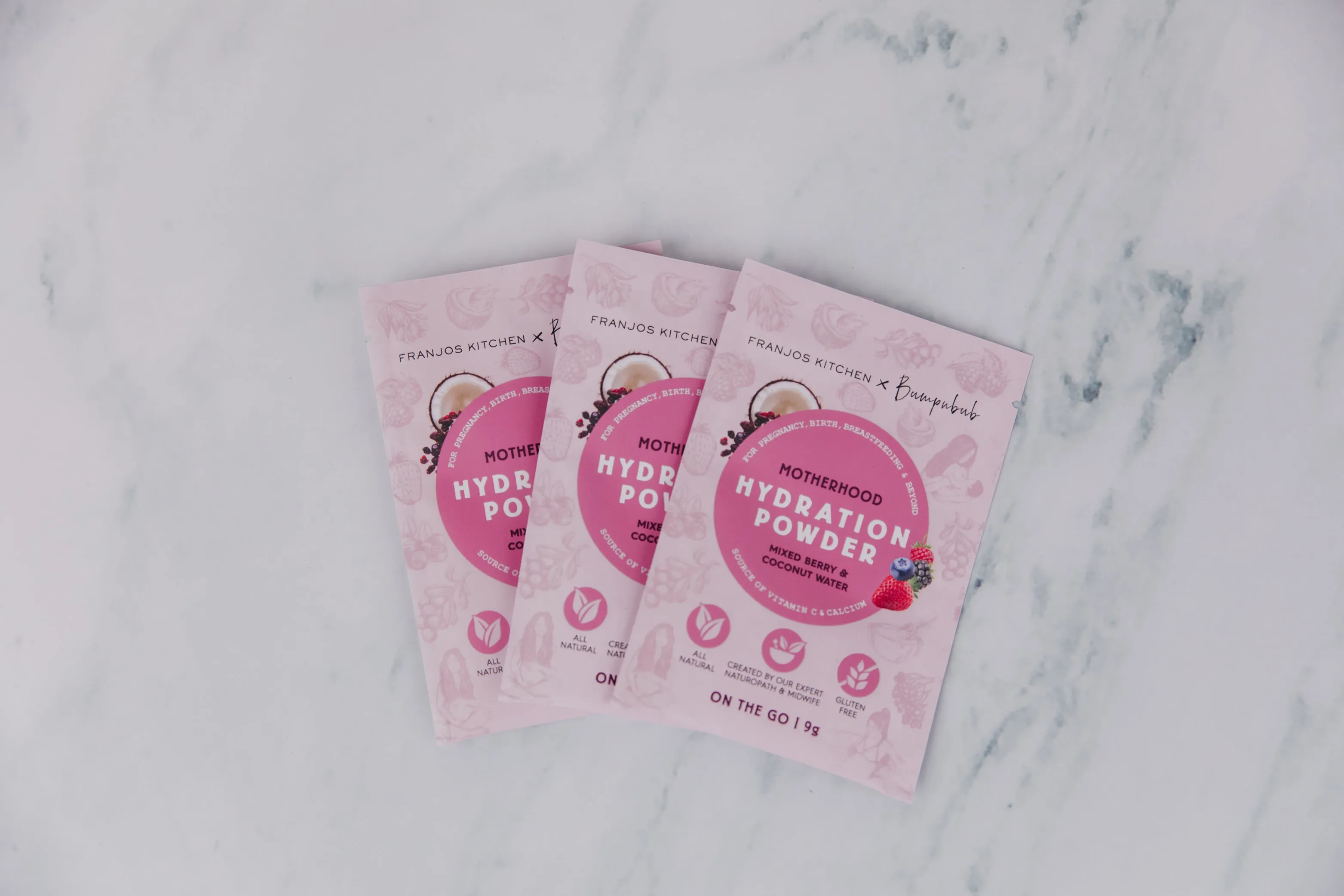 Franjos Kitchen On-the-Go Mixed Berry Motherhood Hydration Box