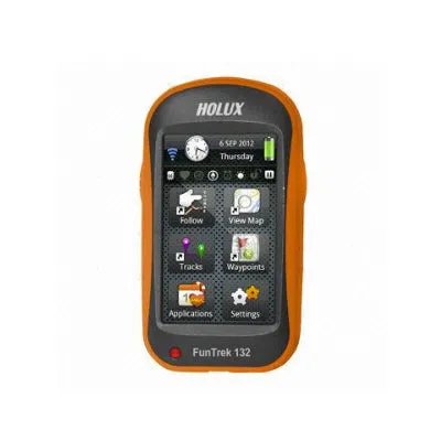 Holux FunTrek 132 Multi-Functional Handheld GPS (IPX6 Waterproof, Hi-resolution 3.0'' WQVGA, 15 hours battery runtime)