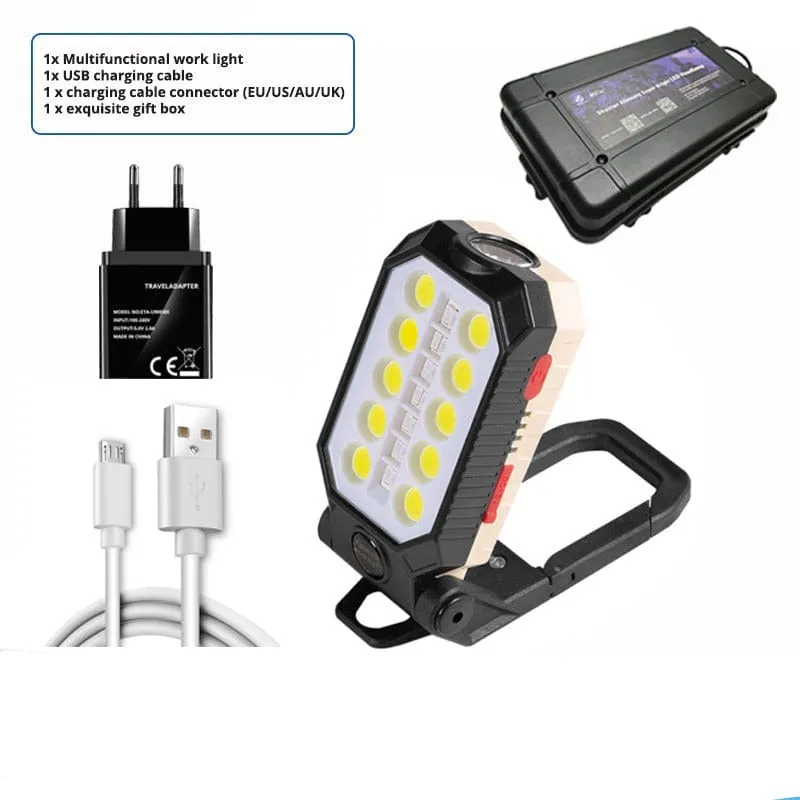 Lantern Magnet Design COB LED Light