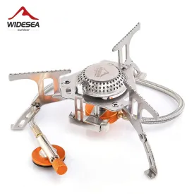 Outdoor Gas Stove Camping burner Folding Electronic Stove hiking Portable Foldable