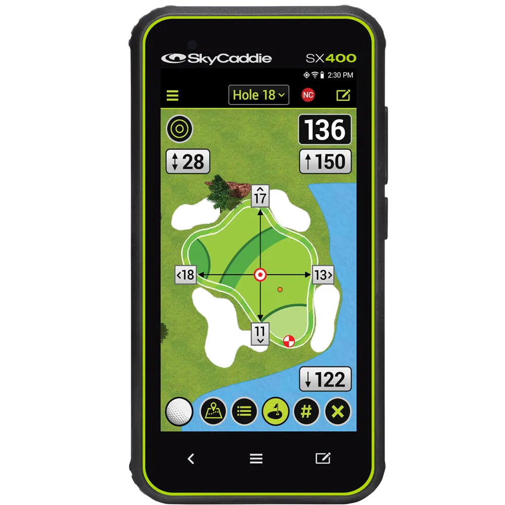 SkyCaddie SX400 Golf GPS 4" Screen Handheld Device