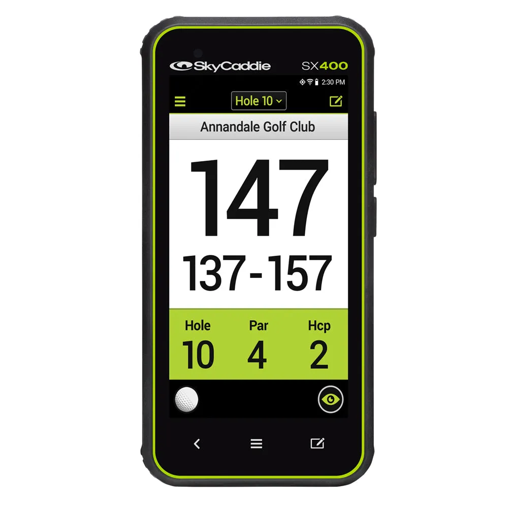 SkyCaddie SX400 Golf GPS 4" Screen Handheld Device
