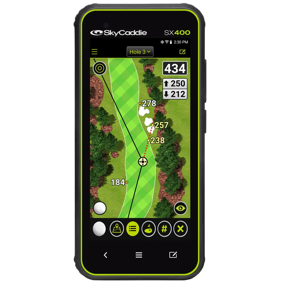SkyCaddie SX400 Golf GPS 4" Screen Handheld Device