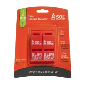 Slim Rescue Howler Whistle 2 Pack