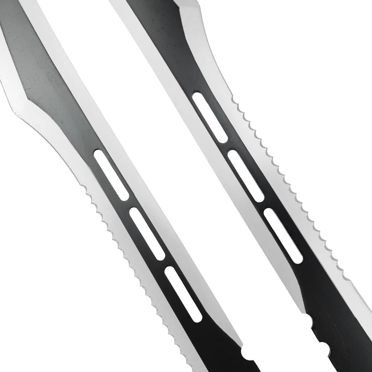 Tactical Master 27" Twin Tactical Machete Set (Black)