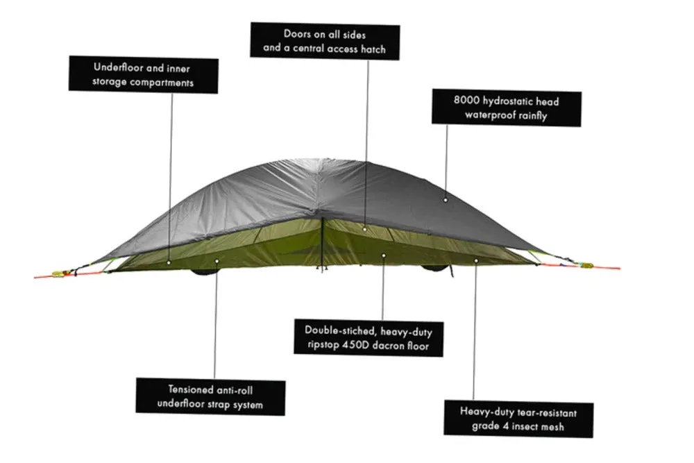 Tentsile Safari Vista 3 Person 3-in-1 Tree Tent (3.0)