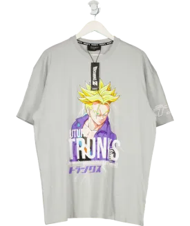 Vanquish Dbz Cs Trunks Glacier Grey Oversized T Shirt UK M