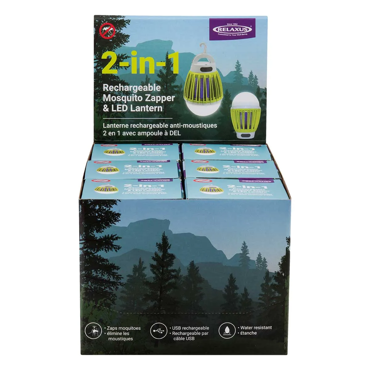 Wholesale Mosquito Zapper & LED Lantern Displayer of 6